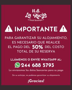 Hotel Boutique La Rioja