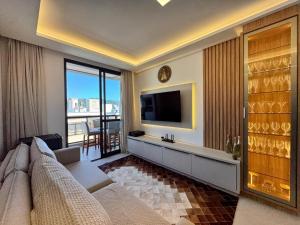 Apto 402 no Oásis do Atlântico Home Clube - Lindo Apto p 6 Pessoas na Praia de Palmas