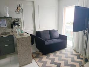 Studio aconchegante com vista para o mar de Itapuã