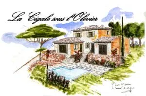 la cigale sous l'olivier - 勒卡斯特雷特