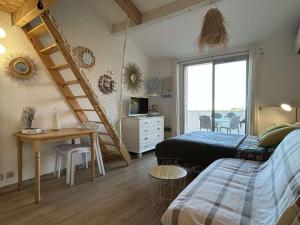 Appart Studio Mezzanine 4 couchages BANYULS SUR MER BN030-G13