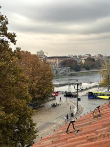 Panoramic apartment overlooking the Po River