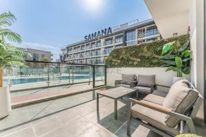 Inviting Studio Overlooking the Pool, Just a Short Drive from Dubai Autodrome, Samana Golf Avenue, Dubai Studio City by Deluxe Holiday Homes