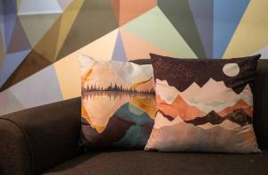 Studio apartment with a movie theater