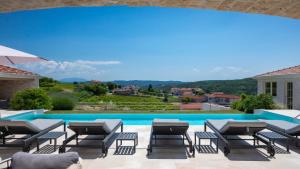 Luxury villa Monte with pool in Vizinada