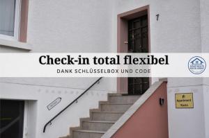 Apartment Karin - Modern ausgestattet und ideal für Gruppen bis 6 Personen und Hund, egal ob Familie, Kollegen oder Freunde, 85qm mit Terasse und eigenem Stellplatz