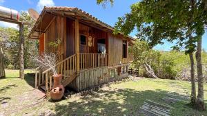 Bangalo a beira da lagoa, 200m da Praia - Corumbau