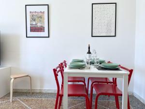 Bright apartment with balcony