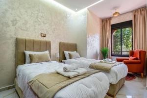 New 2BR Apartment in Marrakech with Pools, Gym, Security & Terrace