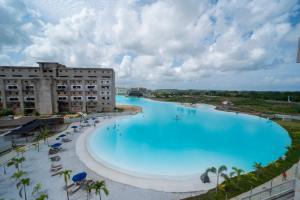 Apartamento con laguna de aguas cristalinas