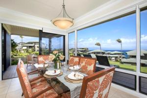 Kapalua Bay Villas 3 Free Rental Cars KBM Resorts Panoramic Ocean view 3 Units 5 Bedrooms ML-2044