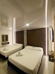 Cabaña aldea primaveral