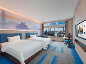 Chongqing Hampton by Hilton Chongqing East Railway Station Tea Garden 4-Star Hotel room