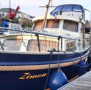 Nuit insolite sur bateau à Rouen vue Seine-Le ZIMON-