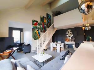 Le Duplex du Marche-centre-parking prive-balcon