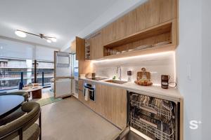 High-Rise Skyline Escape King Bed & Balcony