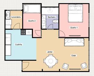 Lux 41 Apto moderno na Gávea, 2 quartos