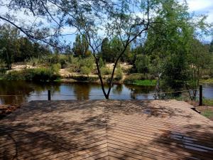 Gaia River Wooden deck campsite