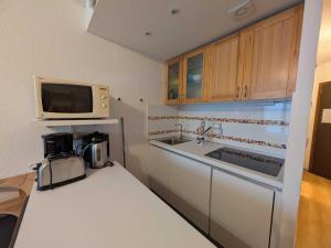 Studio 4 pers confort avec lave-vaisselle, lave-linge, balcon, animaux admis - FR-1-445-71