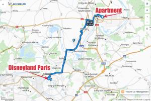 4 pers - Disney 20 min - CDG 25 min - Paris 45 min