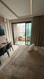 Apartamento studio novo completo - Beach Class Meireles