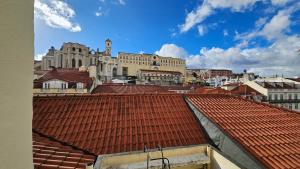 Lisboa Rossio Vista Castelo, Santa Justa e Carmo