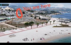 Split Znjan Beach View Apartment 2plus2 Guests