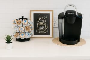 Stunning modern KINGbed pool washer dryer gym