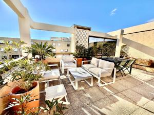 Terrasse Azur, 4 pers, grande terrasse proche mer