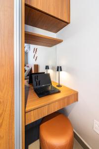 Novo Studio Minimalista IS 608 - Metrô, Coworking e Piscina