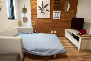 Mar503| Flat na quadra da praia do Leblon