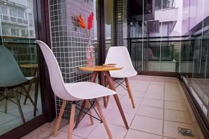 Mar503| Flat na quadra da praia do Leblon