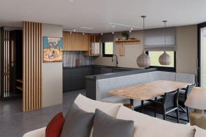 Modern Alpine Retreat Garden and Panoramic Views