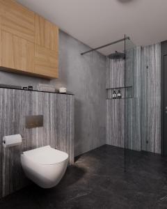 Modern Alpine Retreat Garden and Panoramic Views