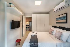 Apto moderno e confortável 190m da praia JSR112