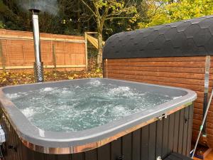 Farm stay cabin in the woods