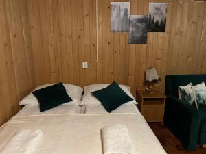 Cichowiańska Chałupa przy stoku z widokiem na GÓRY I SKY WALK