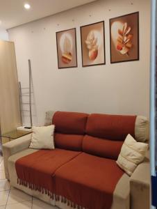 Apto em Jurere com ar condicionado e churrasqueira