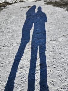 Les quatre joyeux randonneurs au sauna