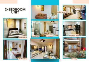 Family Getaway 2BR Staycation Airport with FREE Gym, FREE Pool, FREE Parking - B2 1Kunzite