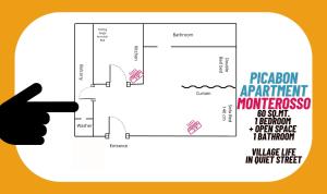 Picabon Quiet Apartment with AC & Balcony