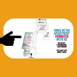 Unda de Ma Apartment with AC & Sea View Balcony