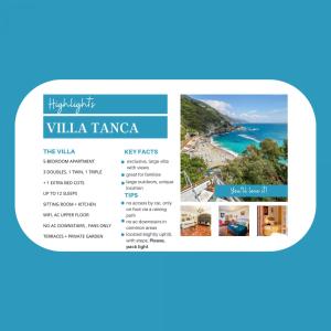 Villa Tanca With AC, Terrace and Views