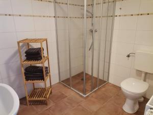 Appartement für 2 Personen Wohn und Schlafzimmer DuschBad Wi8