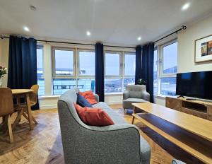 Edinburgh Central 2-bedroom Apartment with Free Parking and Stunning Views
