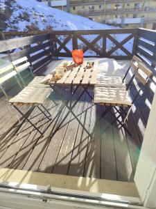 Appartement cosy, La Foux dAllos 4 personnes avec terrasse