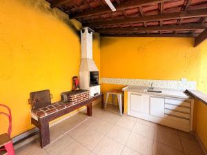 Casa a 700 metros da praia com churrasqueira e wifi