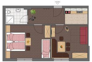 One-Bedroom Apartment room in Landhaus Sailer