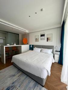 Beach Resort along coastline of Layan beach