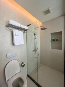 Beach Resort along coastline of Layan beach